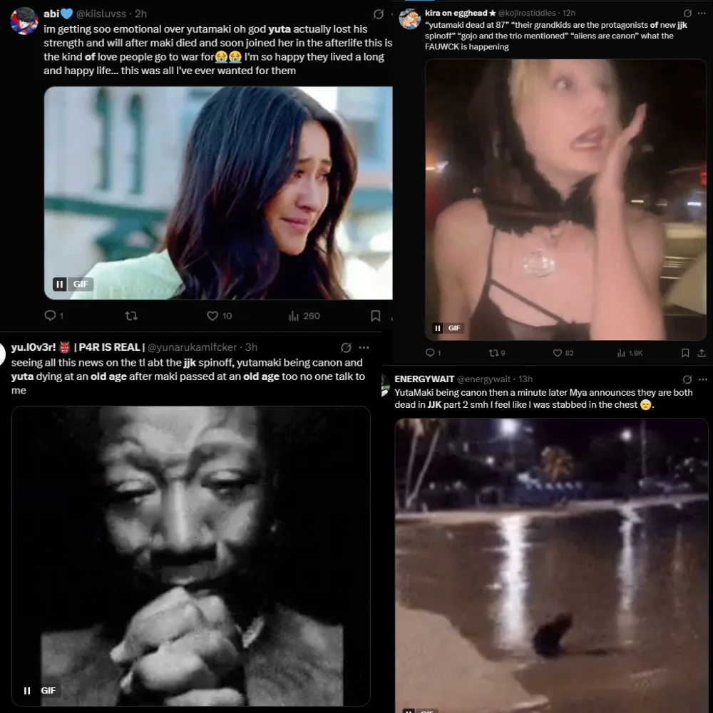 Fans Reactions on Yuta's Death on Social Media